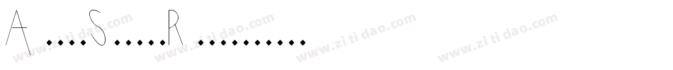 AcornSwash Roman字体转换